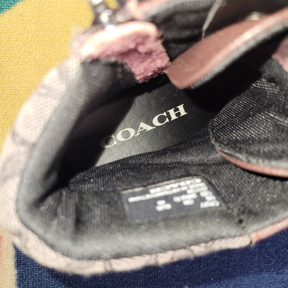 Coach Mens City Sole Boots Brown Signature Jacquard‎ Lug Sole Zipper Size 12 D - Picture 9 of 10